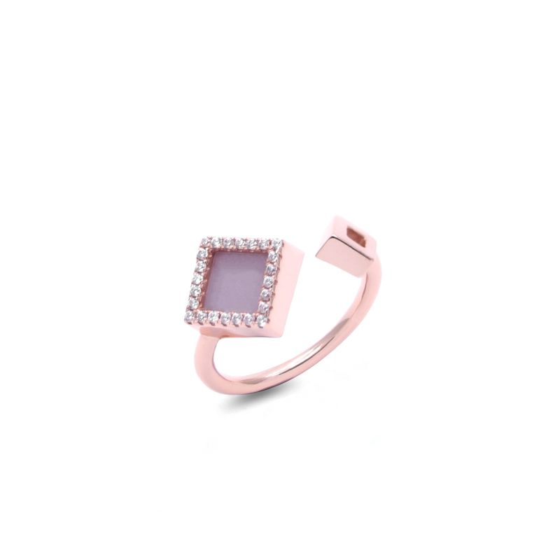 Terra Open Ring In Lavender Jade image