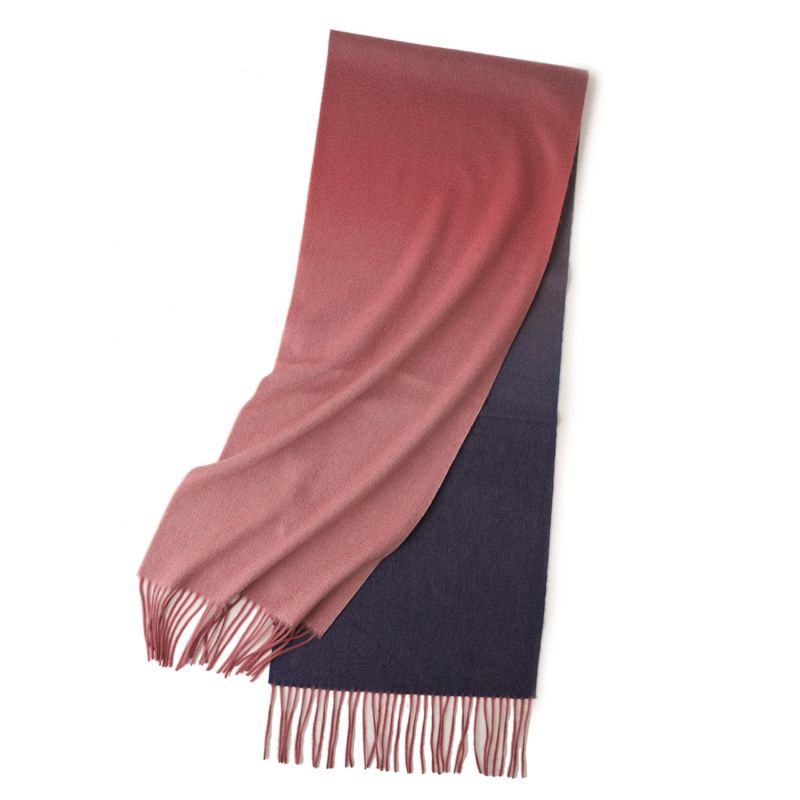 Multicolor Gradient Scarf - Pink Purple image