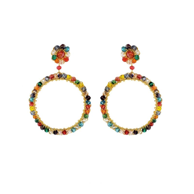 Multicolor Leah Handmade Earrings image