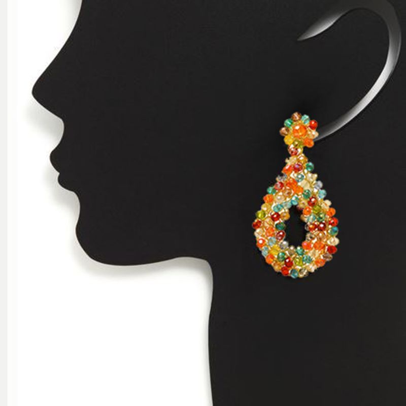 Multicolor Diana Handmade Earrings image