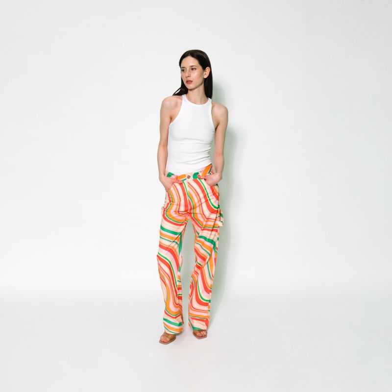 Multicolour Cargo Trousers image