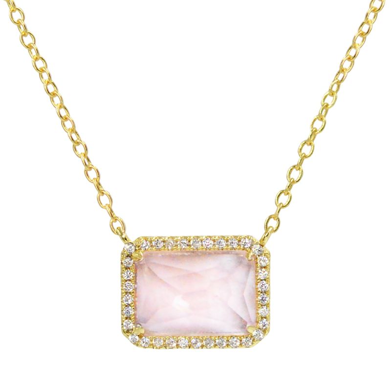 Atiena Morganite Necklace In Gold image