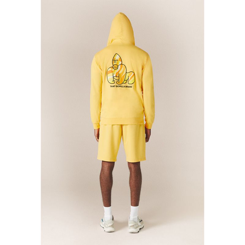 Mutanda Men’s Big Gorilla Zip Hoody - Amber image