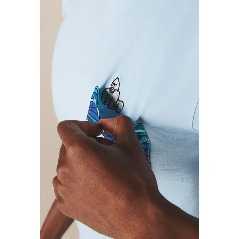 Mutanda Men’s Pocket T - Placid Blue image