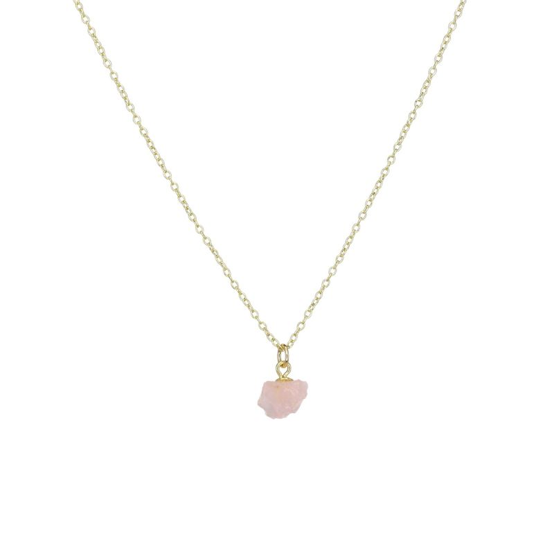 Mini Lover - Rose Quartz Crystal Gold image