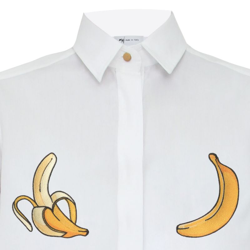 Yellow Embroidered Shirt image