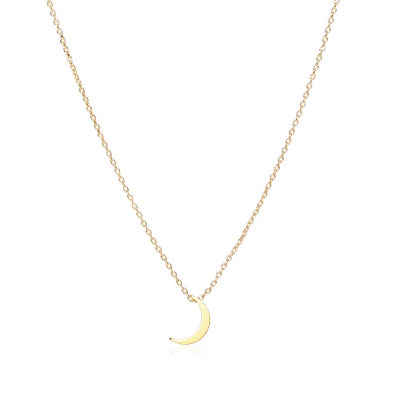 Solid Moon Necklace image