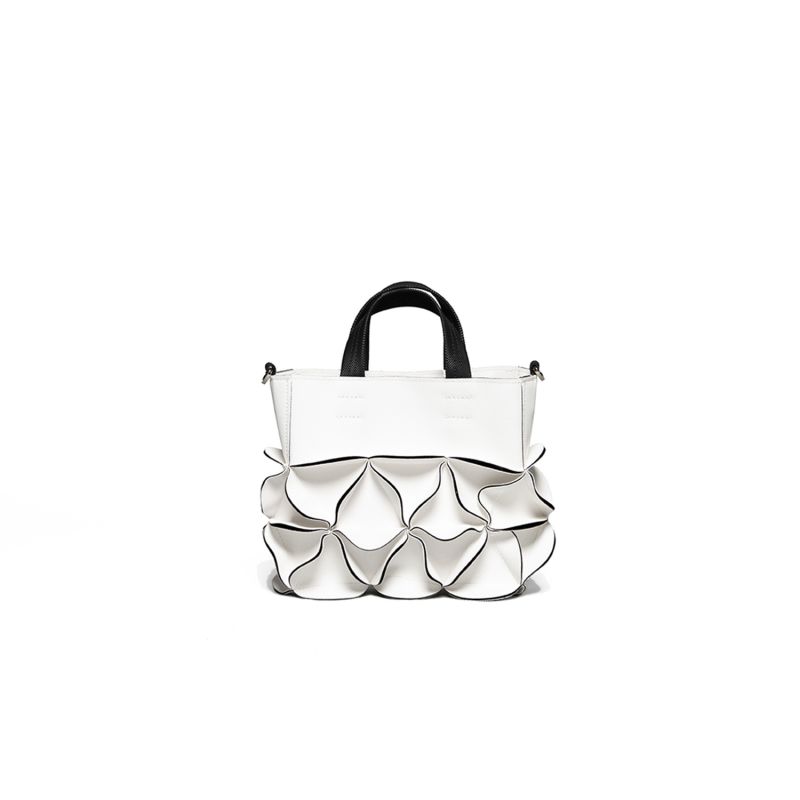 Blossom Small Handbag - White image