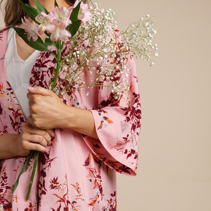Mya | Short Floral Kimono image