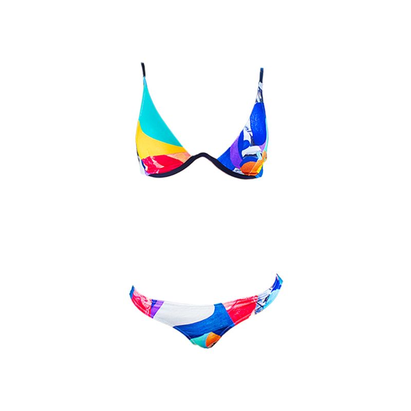 Aulala X Risbo Artistic Bikini Set - Fascinating - Multicolour image