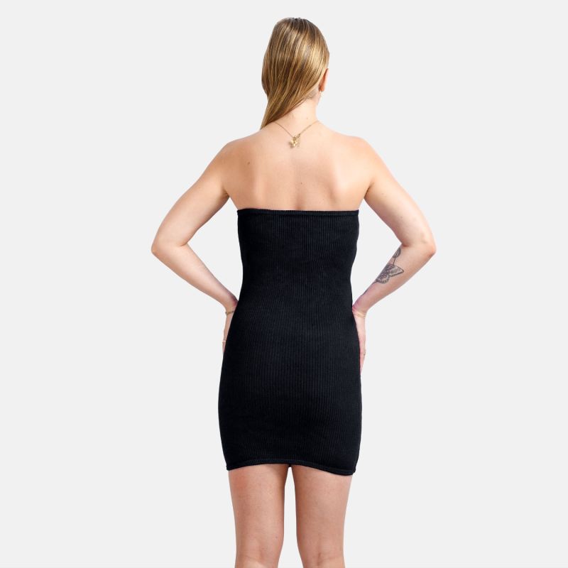 Mycel - Rib Knit Mini Dress Black image