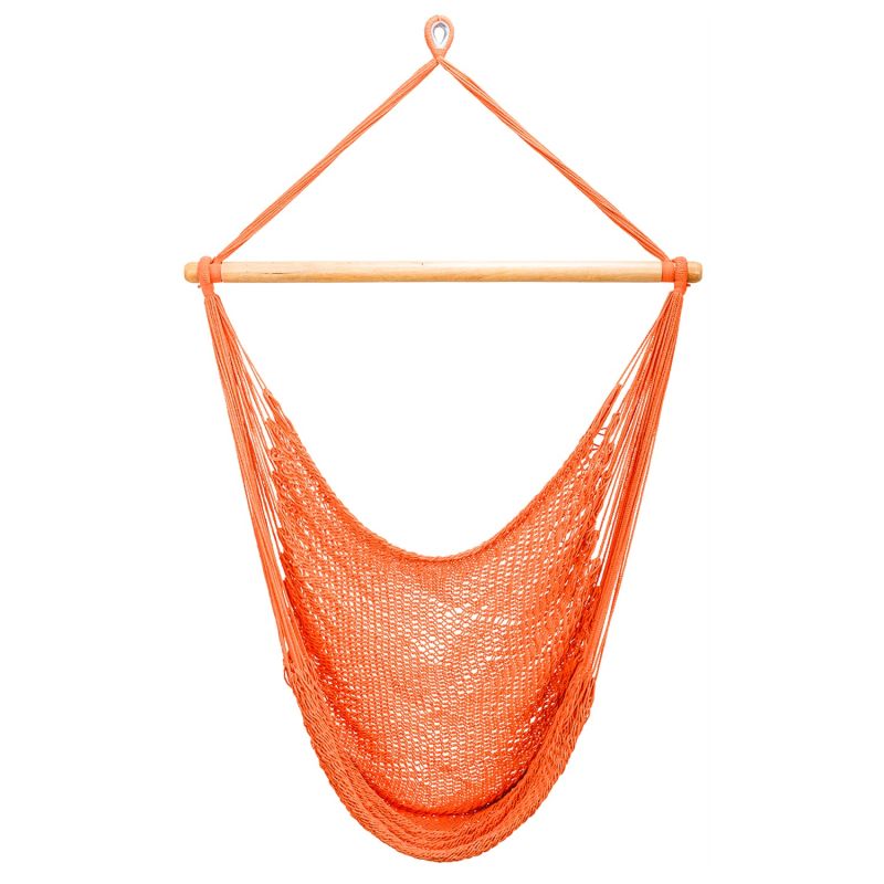 Vivid Orange Cotton Hammock Swing image