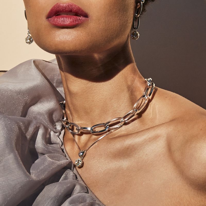 Essential Chainlink Collar - Silver image