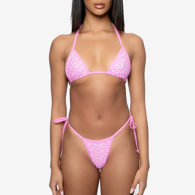 Nalia Signature Bikini Set - Pink & Purple image