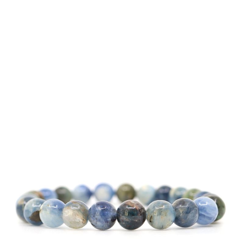 Natural Blue Green Natural Kyanite Beaded Bracelet image