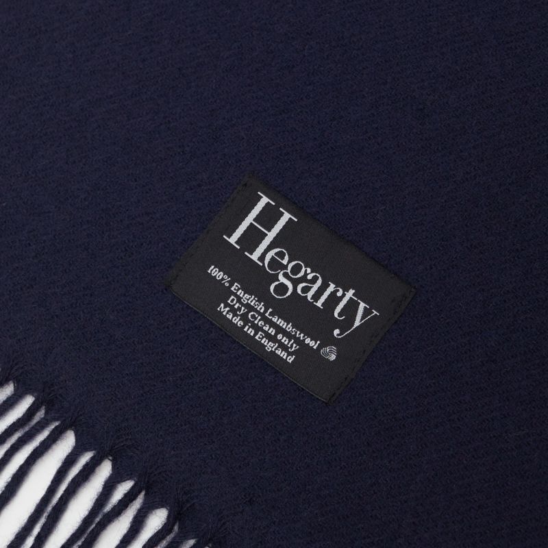 Navy Lambswool Scarf image