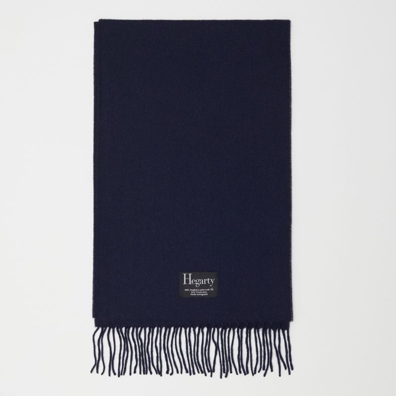 Navy Lambswool Scarf image