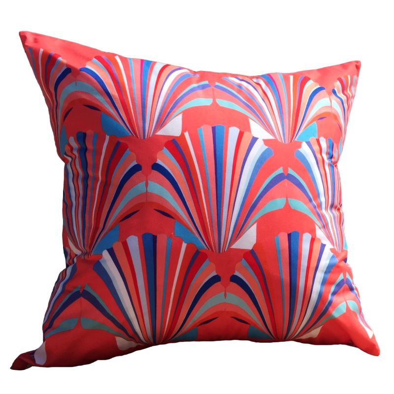 Coral Weatherproof Shell Deco Cushion image