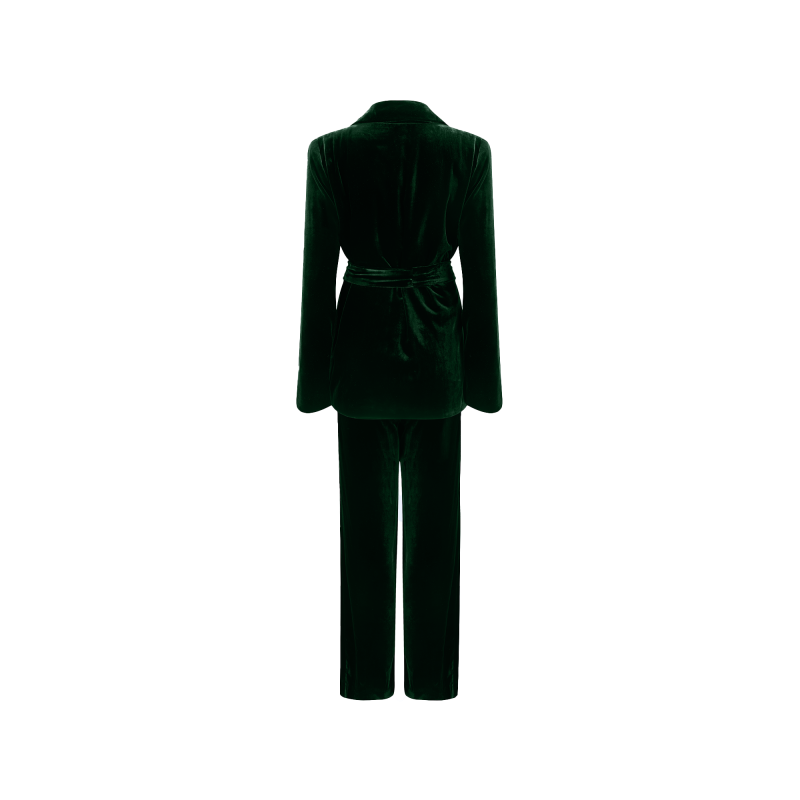 New Velvet All-Day Suit - Duck Green image