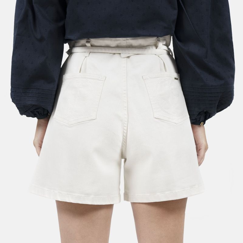 Montana - Denim Paperbag Shorts - Alto image