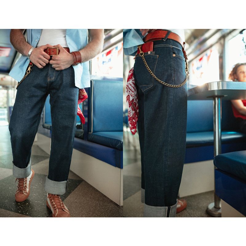 Cutter 13.5Oz Indigo Selvedge Denim Jeans | &SONS Trading Co Cutter 13.5Oz Indigo Selvedge Denim Jeans | &SONS Trading Co