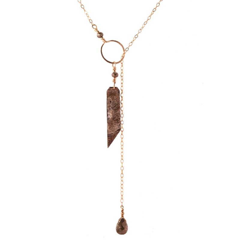 Macilia 18K Gold Long Lariat image