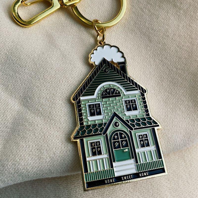 Enamel Keychain Home Sweet Home image