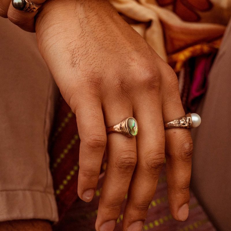 Jack Sparrow Ring Bronze- Rose Gold image