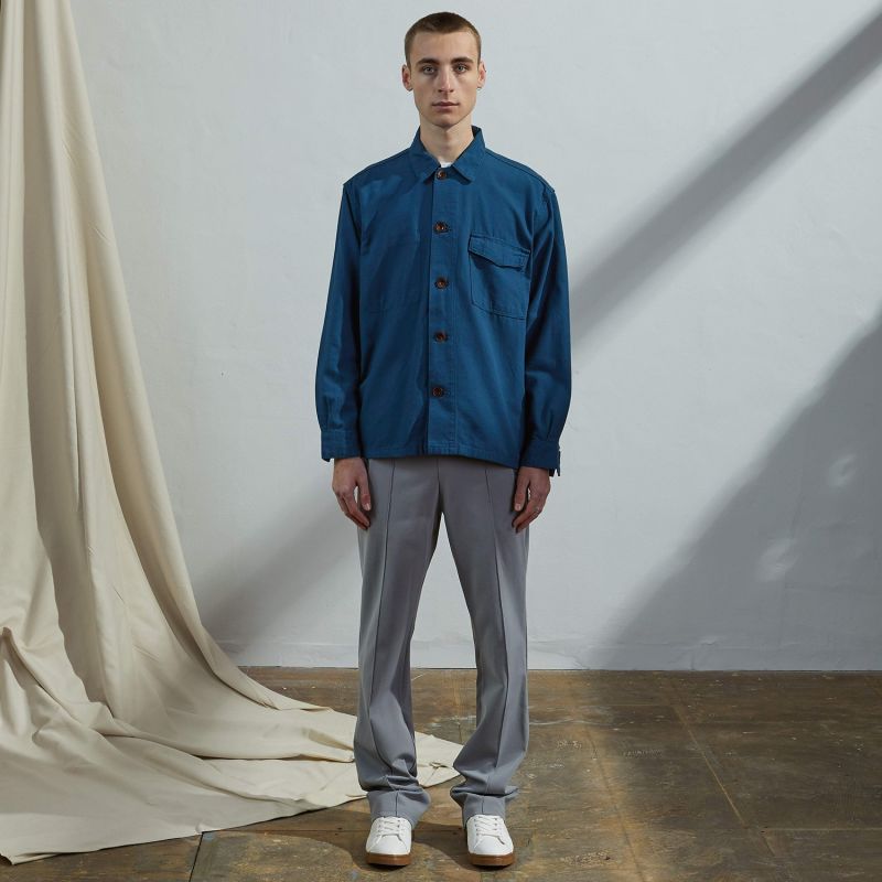 The 3003 Buttoned Workshirt - Blue image