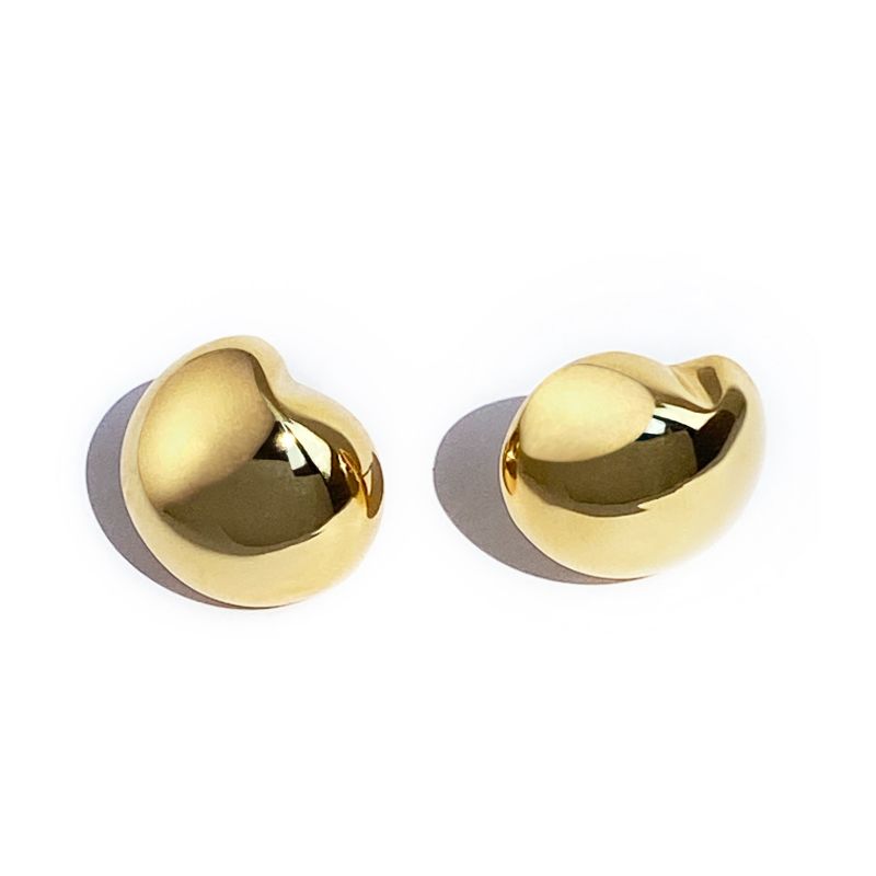 Nicola Studs - Medium - Gold image