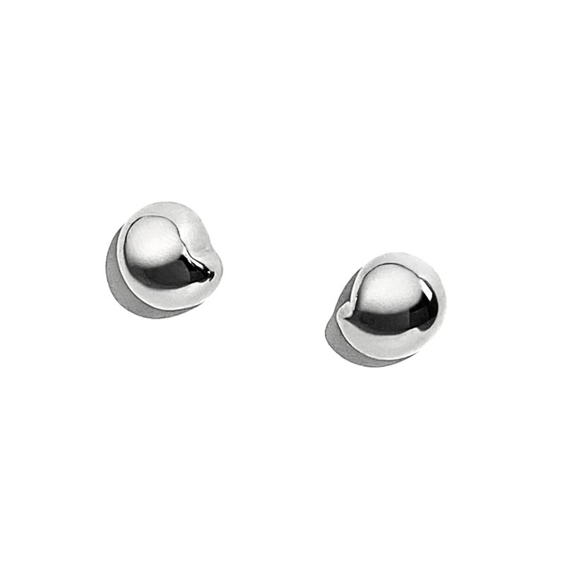 Nicola Studs - Small - Silver image