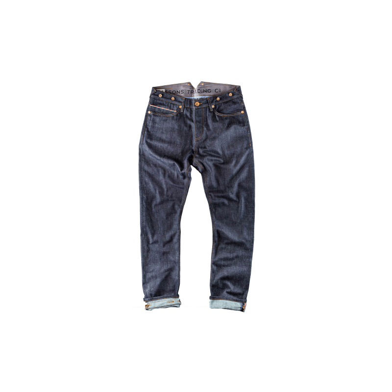 The New Frontier 14Oz Selvedge Anti-Bac Raw Denim Jeans image