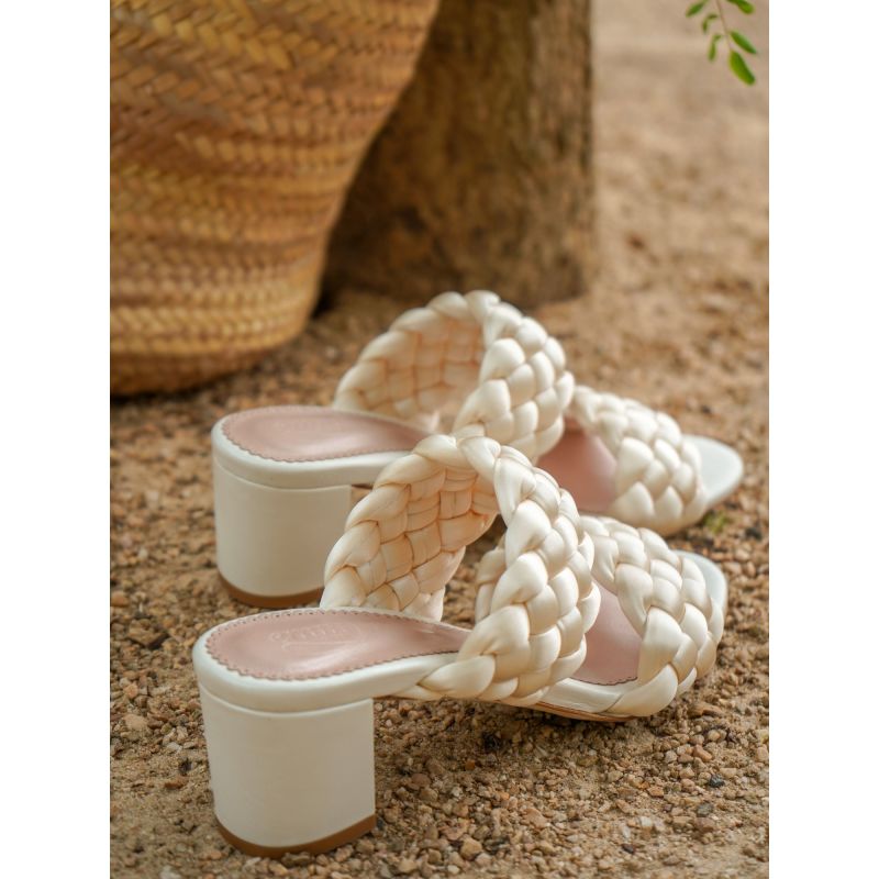 Nina Kitten Mule Ivory image