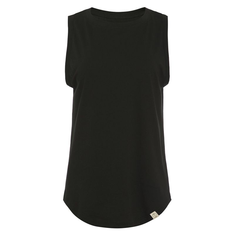 Nina Muscle Tee - Black image