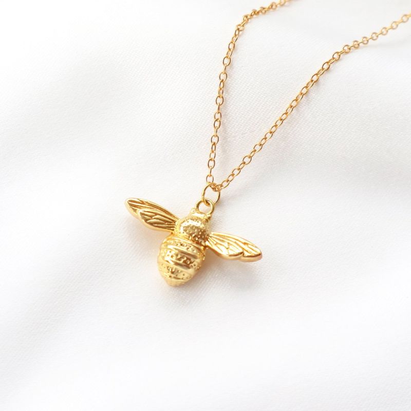 Gold Queen Bumblebee Necklace image