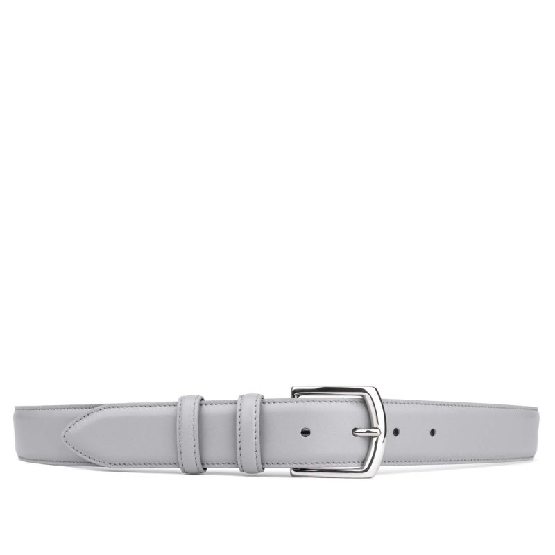 Classic Leather Belt Grey Baldassare image