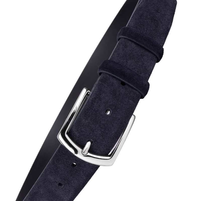 Handmade Leather Belt Blue Alfredo image