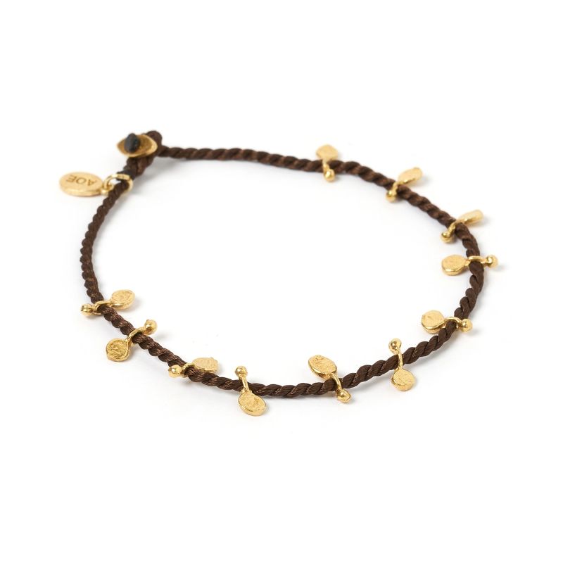 Jai Gold Bracelet - Brown image