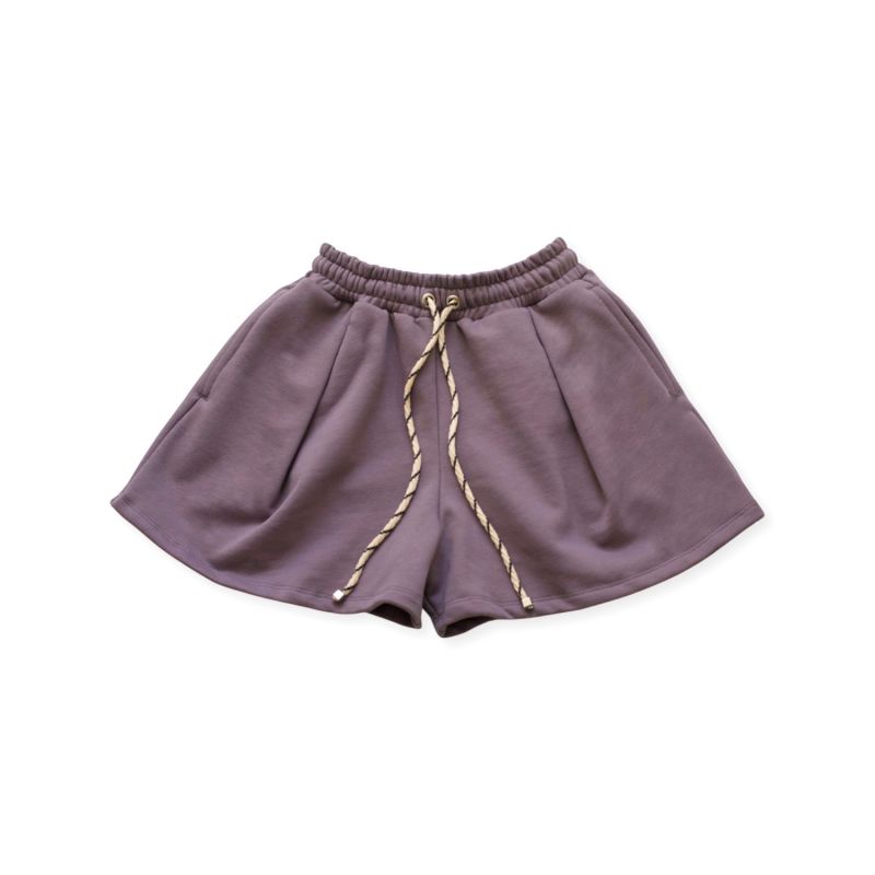 Aphrodite Pleated Shorts - Pink & Purple image