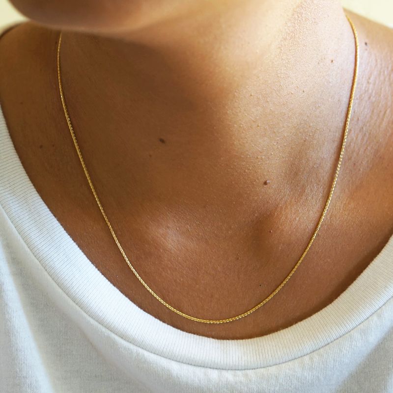 Gwenith Chain Necklace Solid Gold image