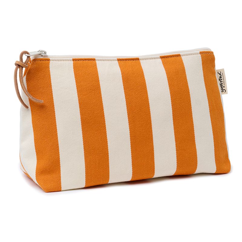 Nora Stripe Sevilla Orange Wash Bag L image