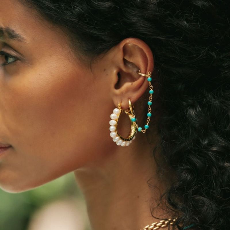 Beaded ear cuff best sale