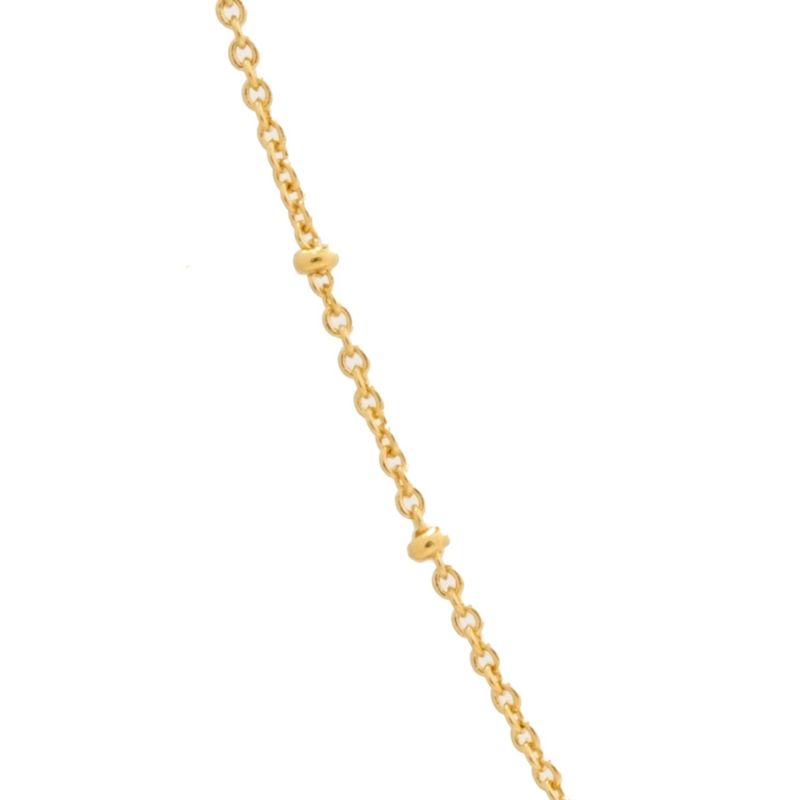 Balls Long Golden Layering Chain Necklace image