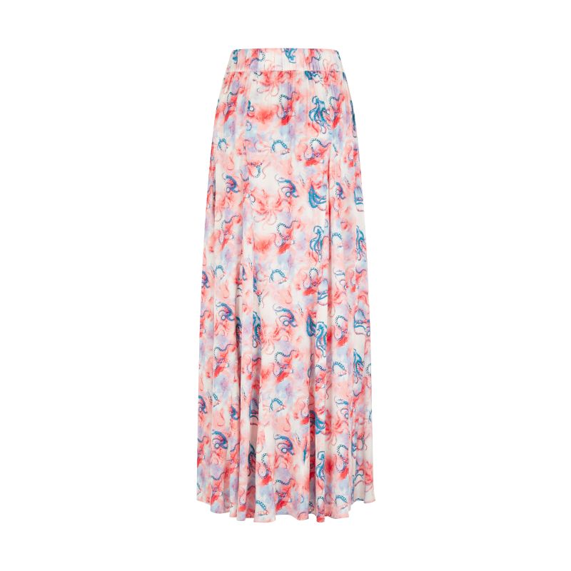 Franklin Mxi Skirt Pink Octopus image