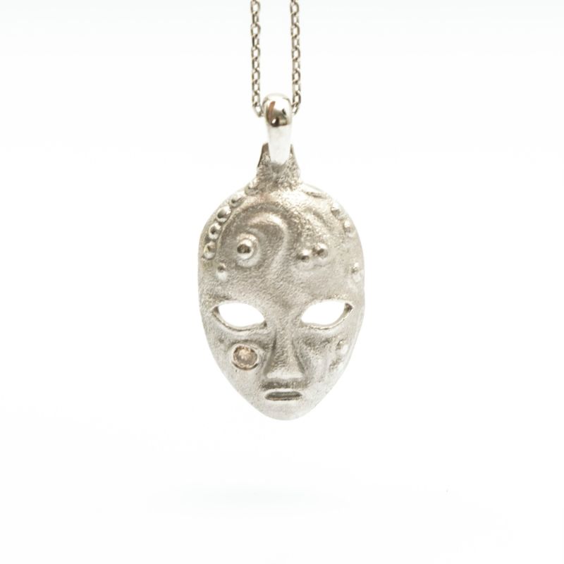 Little White Mask Necklace image