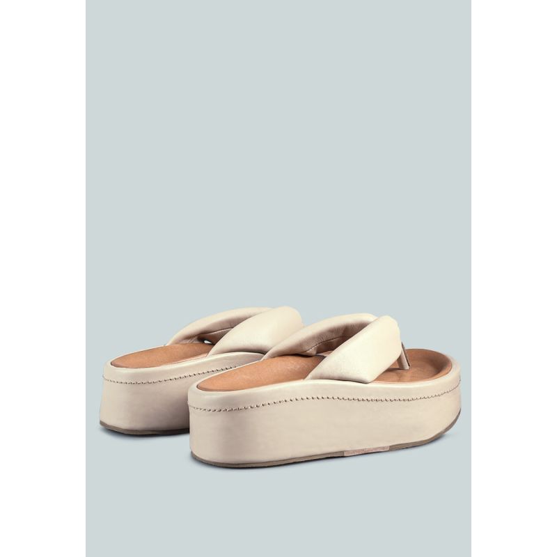 Welch Nude Thong Platform Sandals image