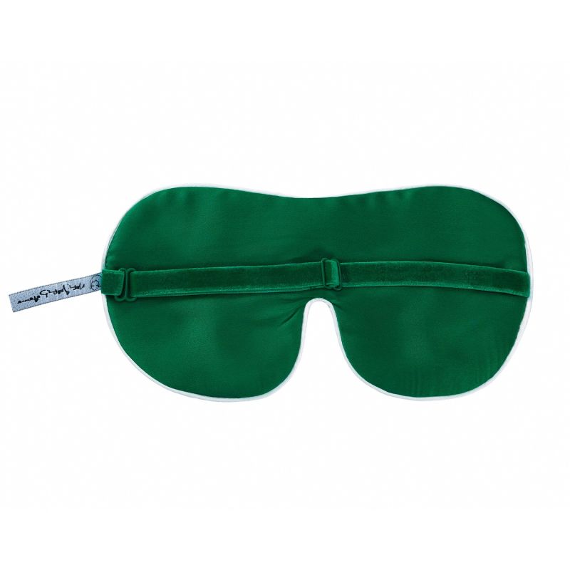 Silk Eyeshade For Sleeping - Green image