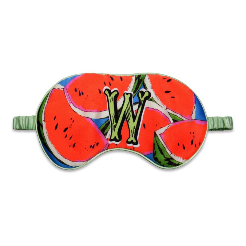 W For Watermelon - Silk Eye Mask image