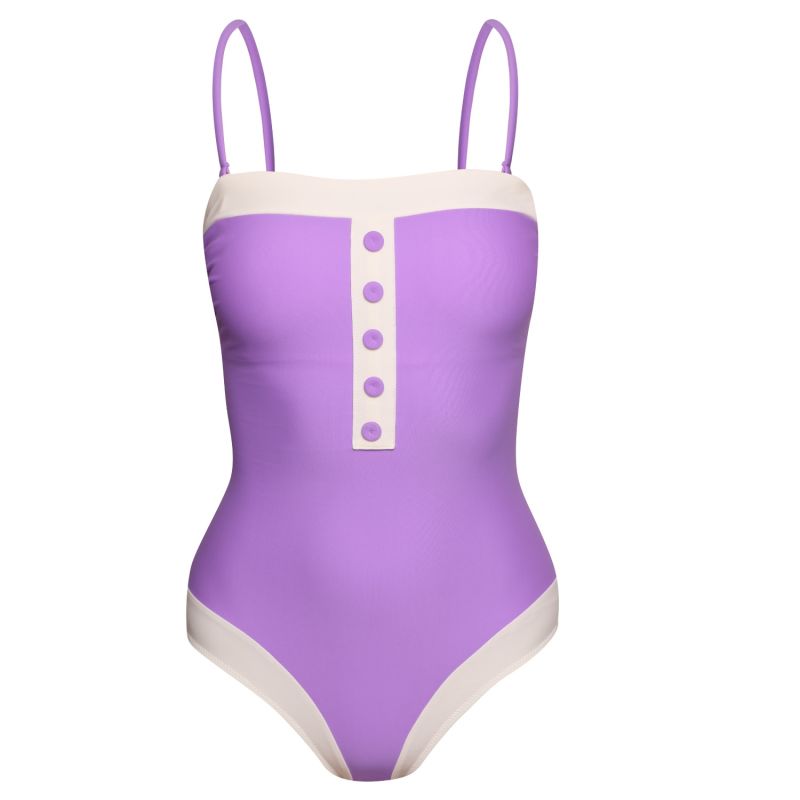 Lavender One Piece Swimsuit image