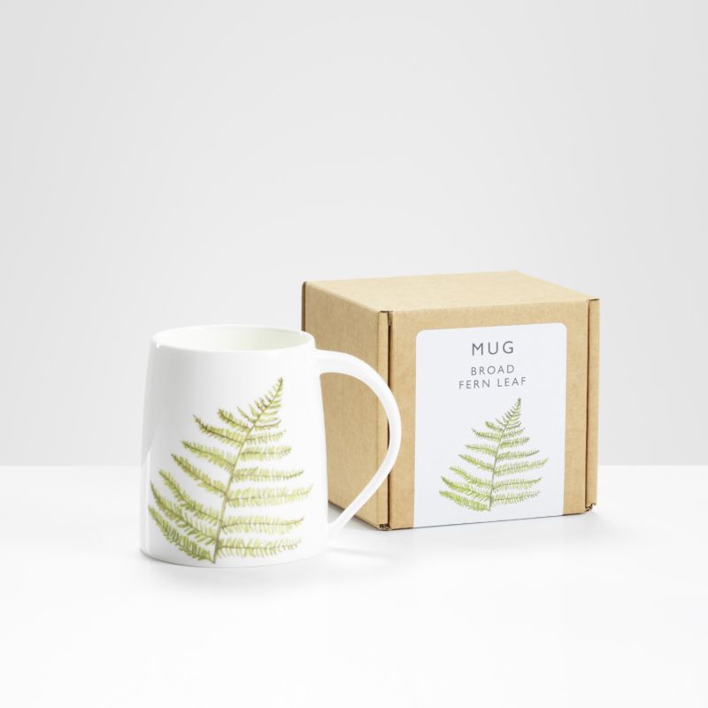 Fern Mugs - Broad Leaf & Pointed Leaf Ferns image